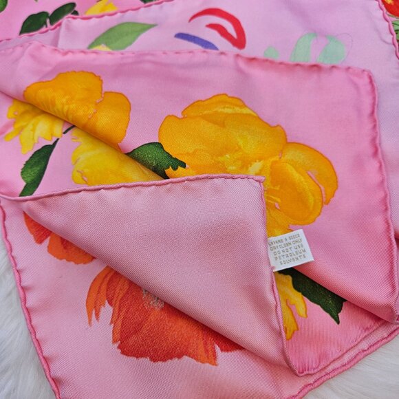 Gucci Exquisite Floral 33" Silk Scarf - Picture 14 of 17